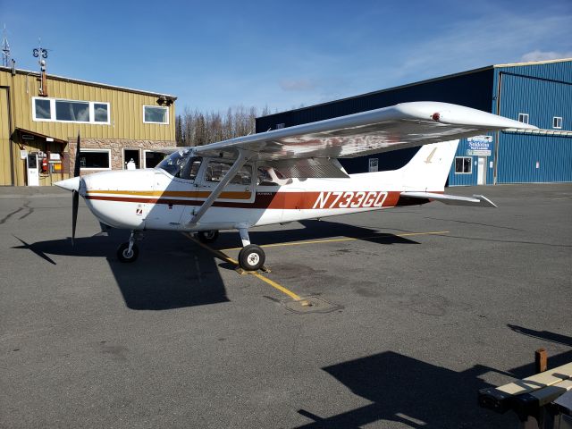 Cessna Skyhawk (N733GQ) - A WONDERFUL TRAINING AIRCRAFT AT MISSIONARY AVIATION REPAIR CENTER SOLDOTNA ALASKA