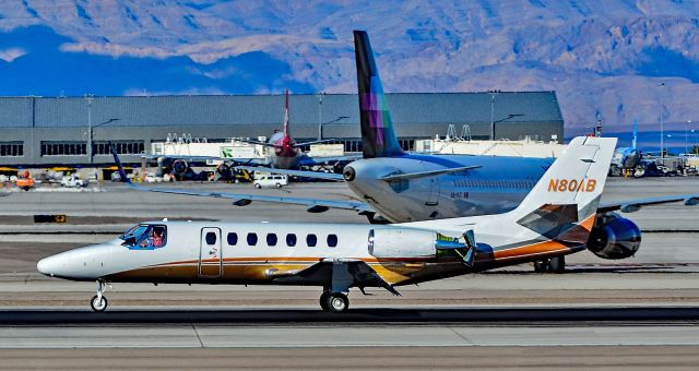 Cessna Citation V (N80AB) - N80AB 1992 CESSNA 560 s/n 560-0169 - Las Vegas - McCarran International Airport (LAS / KLAS)br /USA - Nevada December 2, 2016br /Photo: Tomás Del Coro