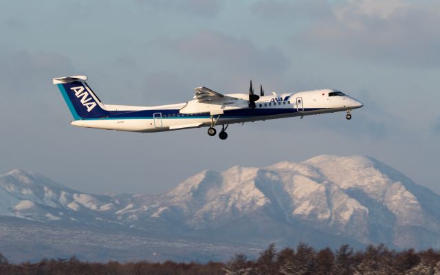 de Havilland Dash 8-400 (JA846A) - ANA Wings - AKX / Bombardier DHC-8-402Q Dash 8 [DH8D]br /Jan.07.2018 New Chitose Airport [CTS/RJCC] JAPAN