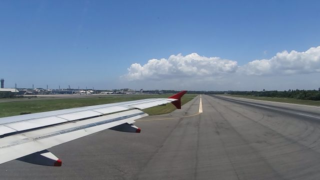 — — - Arrived in Salvador, Bahia, Brazil and taxied on the runway.