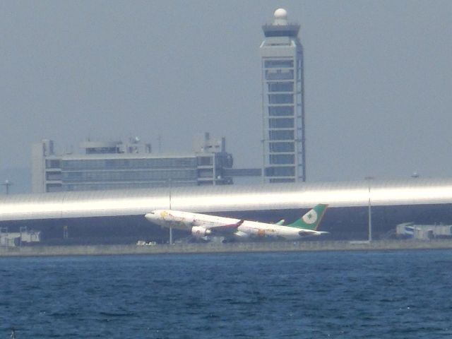 Airbus A330-200 (B-16311) - 対岸からのキティージェットもかわいいなぁ～。