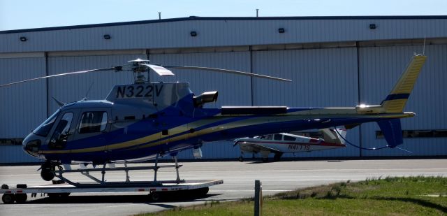 Eurocopter AS-350 AStar (N322V) - 2019 Eurocopter Airbus is part of Homeland Security, spring 2021.