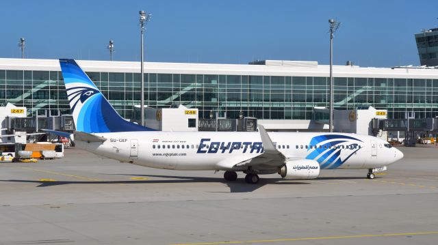 Boeing 737-800 (SU-GEF) - Egypt Air Boeing 737-866(WL) SU-GEF in Munich 