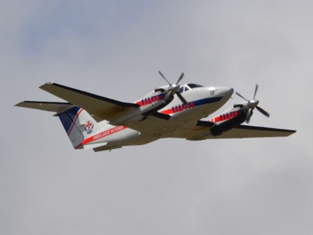 Boeing Goshawk (VH-VAI) - Ambulance Victoria. A rare visitor to Adelaide. Saturday, 24th March 2012.