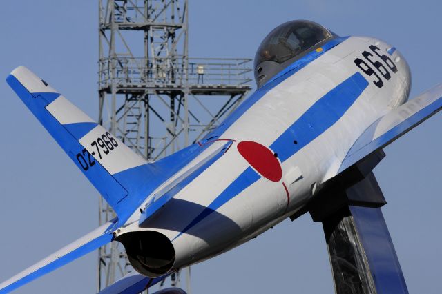 North American F-86 Sabre (02-7966) - Japan - Air Force : North American (Mitsubishi) F-86F Sabre  on display.