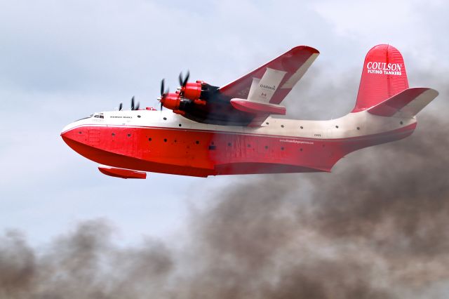 MARTIN Mars (C-FLYL) - Martin Mars waterbomber flyby at Oshkosh on Friday 