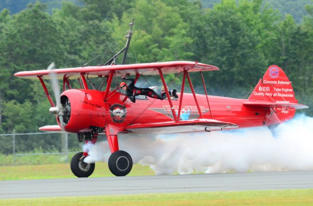 N65263 — - "Third Strike Wing Walking" 2017 Westfield International Airshow.