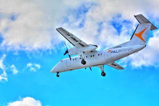 de Havilland Dash 8-100 (C-GPAU) - PAL Airlines 905 Landing 26 Goosebay from St. Anthony