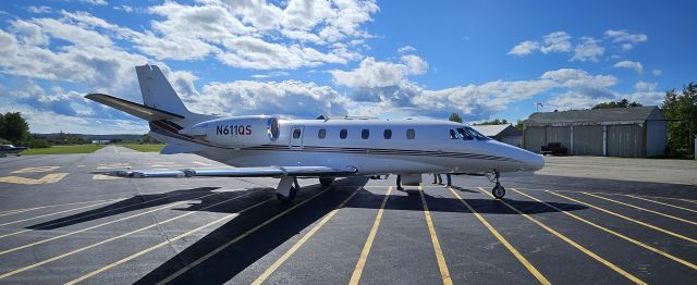 Cessna Citation Excel/XLS (N611QS) - With 4,000' of recently rebuilt runway available, as the wealth continues it's steady march up the coast of Maine, these NetJets aircraft are going to be a more and more common site on the Eastport Municipal Airport apron. Bar Harbor is just about saturated with seasonal residents and waves of tourists. As has been the case over the previous decades, this results in more people exploring the options further north in search of more affordable property, as well as less chaotic scene. This migration north will continue, but can only do so until a limit is reached. That limit being the border with Canada, as Eastport is literally the last stop in the US heading north. 