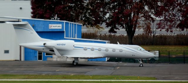 Gulfstream Aerospace Gulfstream IV (N31GV) - Catching some tarmac time is this 1988 Gulfstream IV in the Autumn of 2022.