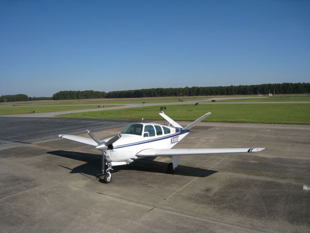 Beechcraft 35 Bonanza (N322D) - Ain't she sweet...