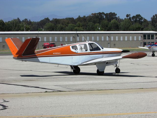 Beechcraft 35 Bonanza (N5896C) - Parked at Fullerton