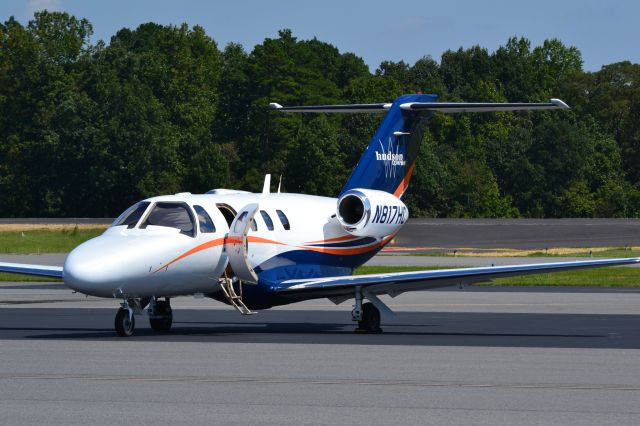 Cessna Citation CJ1 (N817HC) - HUDSON AIR LLC (Hudson Company) at KJQF - 9/19/19