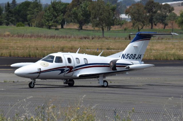 Eclipse 500 (N508JA) - Petaluma Municipal Airport, August 2018