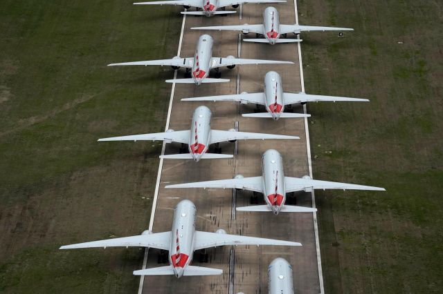 Boeing 777-200 — - COVID 19 grounding of 55 AA aircraft. 