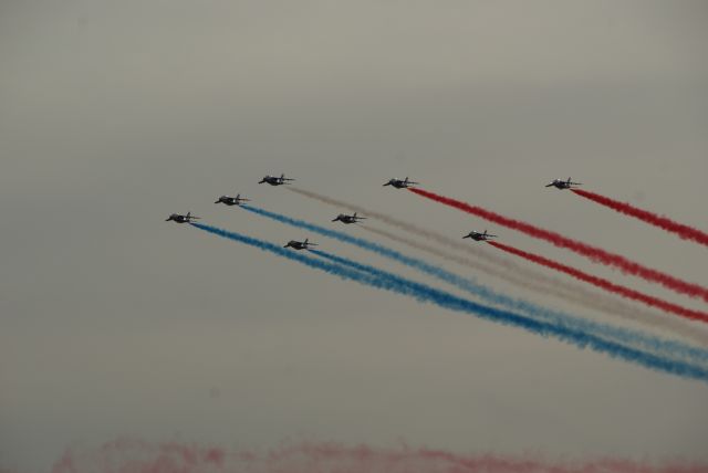 — — - The French Airforce know how to impress .... and led by a woman!!