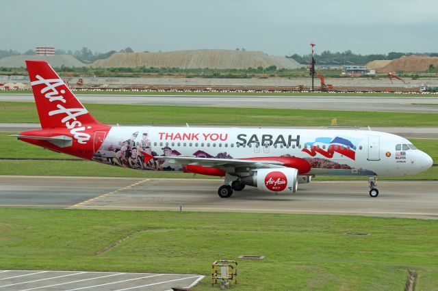 Airbus A320 (9M-AHT) - "Thank You Sabah" livery