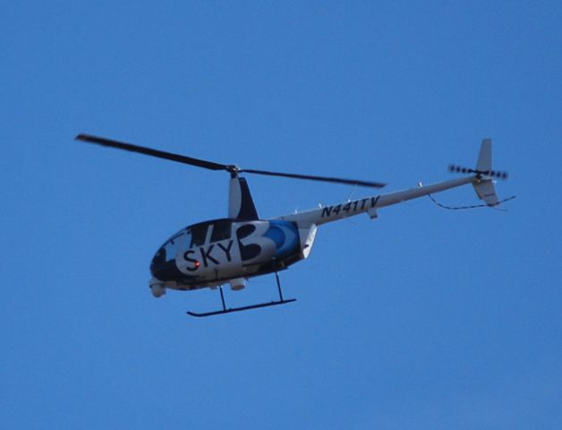 — — - SKY HELICOPTERS INC   / Charlotte, NC CBS affiliate WBTVs news copter, "Sky 3," passing over the field - 12/17/10