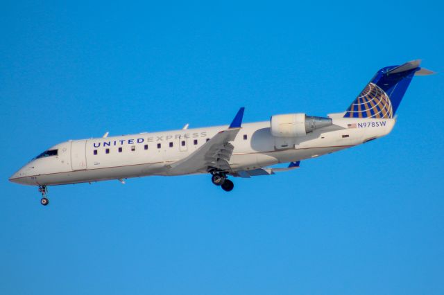 Canadair Regional Jet CRJ-200 (N978SW) - Skywest 5660 from Durango, CO.