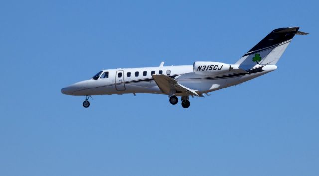 Cessna Citation CJ3 (N315CJ) - On final is this 2009 Cessna Citation 525B. Posted on St. Patrick's Day Weekend in the Winter of 2019.