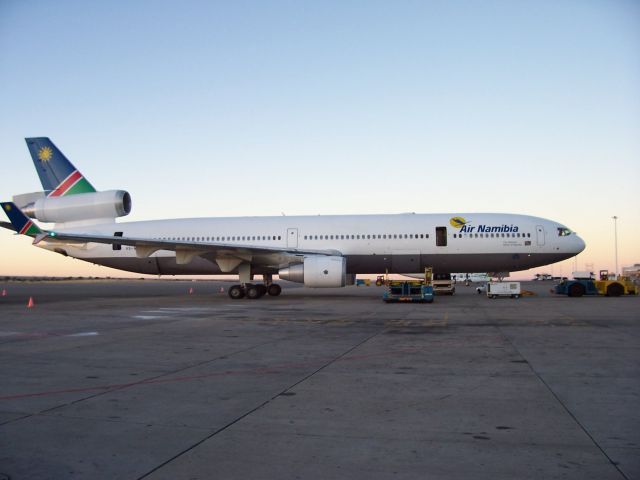 Airbus A340-300 (V5-NME) - Air Namibia jet in Windhoek, Namibia.