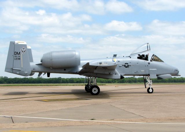 Fairchild-Republic Thunderbolt 2 (80-0238) - At Barksdale Air Force Base.