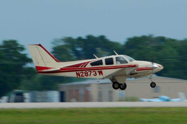 Beechcraft 55 Baron (N2873W) - 2013 Sun n Fun Parade of Planes