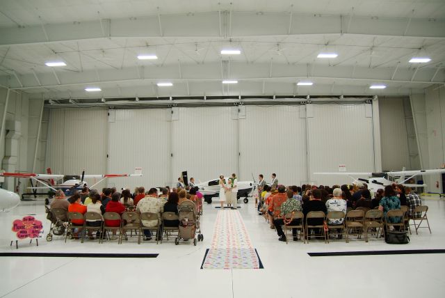 — — - My wedding at Heartland Aviation. Thanks again Larry/Jeff.