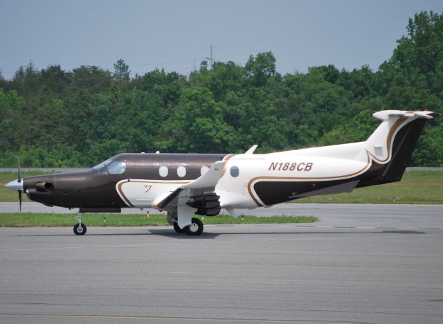 Pilatus PC-12 (N188CB) - at KJQF
