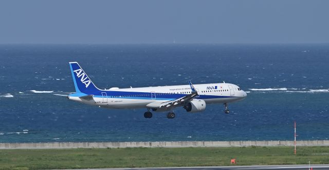Airbus A321 (JA140A) - 28.Nov.2024br /ALL NIPPON AIRWAYS(ANA) Airbus A321-272N(JA140A) Landing at RWY36L Okinawa Naha Airport(ROAH).