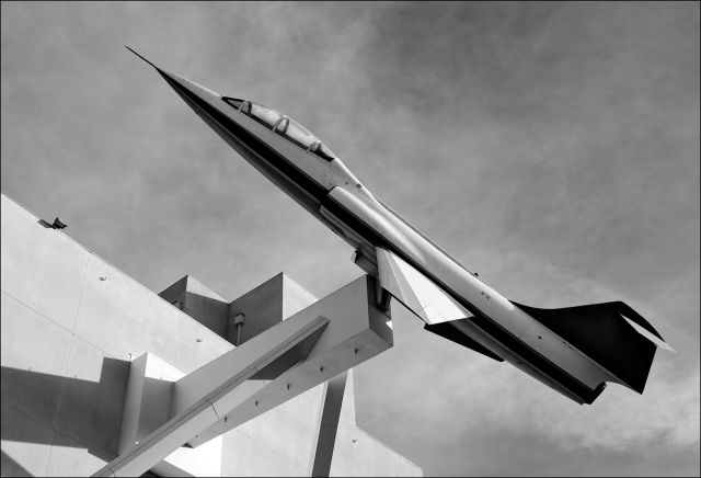 Canadair CL-201 Starfighter — - A Lockheed F-104 Starfighter on display outside the California Science Center in L.A.