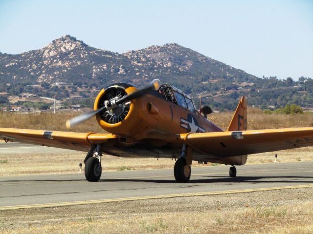 North American T-6 Texan (N49939) - Taxiing to RWY 27