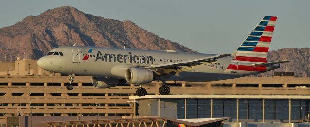 Airbus A320 (N111US) - phoenix sky harbor international airport 14DEC21