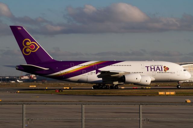 Airbus A380-800 (HS-TUF) - Runway 18, Frankfurt 30-DEC-2013