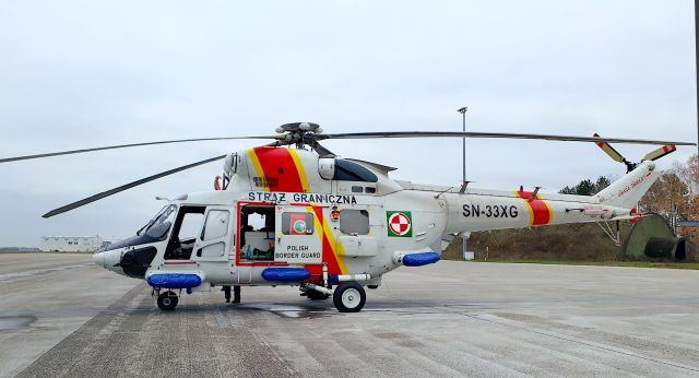 PZL-SWIDNIK Huzar (SN33XG) - Polish Border Guard PZL W-3RM Anaconda