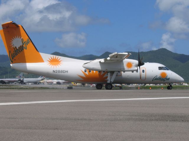 de Havilland Dash 8-100 (N288DH) - Caribbean Sun taxing to take off.