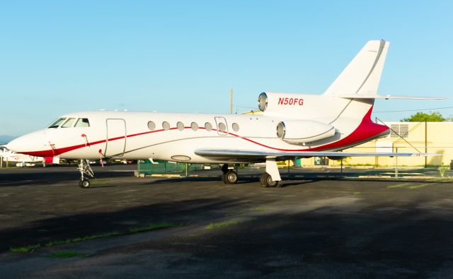 Dassault Falcon 50 (N50FG) - Nice Falcon Resting on TJIG 