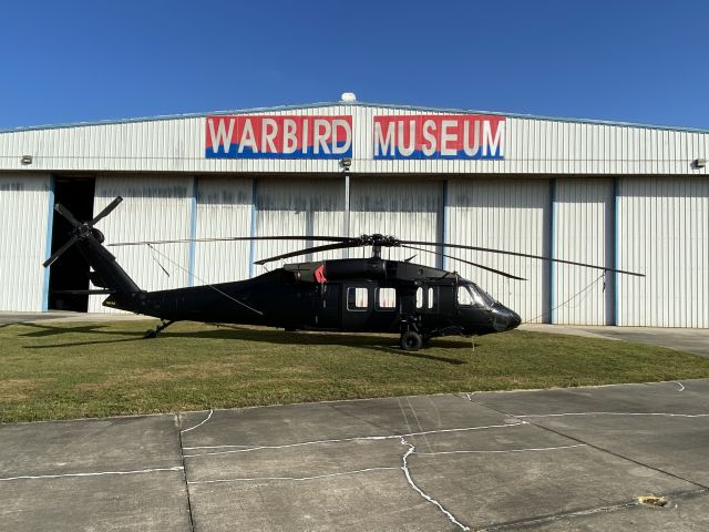 Sikorsky S-70 (N61AA) - USATS H60 on loan to Valiant Air Command (VAC) warbird museum in Titusville, FL, 18-21 December 2020, including car show on 19 December 2020. 