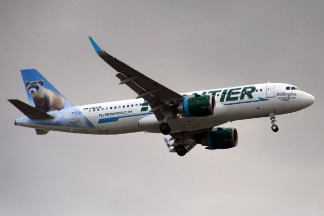 Airbus A320neo (N362FR) - On short finals for rwy 28R on 21-Nov-19 operating flight FFT2867 from KISP.