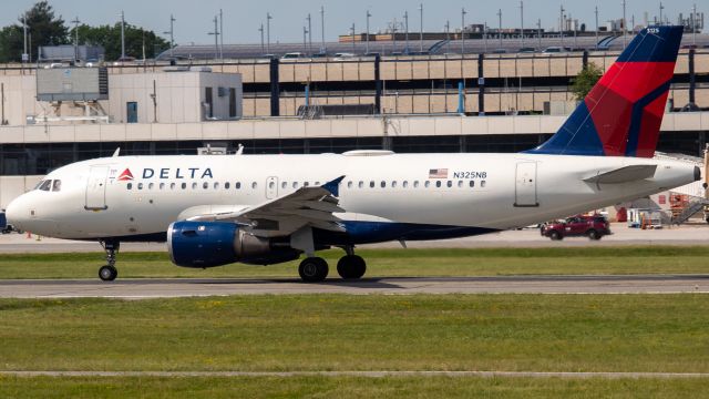 Airbus A319 (N325NB) - Inaugural departure to MSP