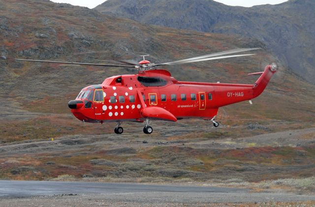 Sikorsky Sea King (OY-HAG) - My last visit in Groennedal in year 2007