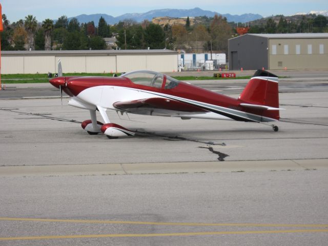 Vans RV-6 (N422RV) - PARKED AT FULLERTON