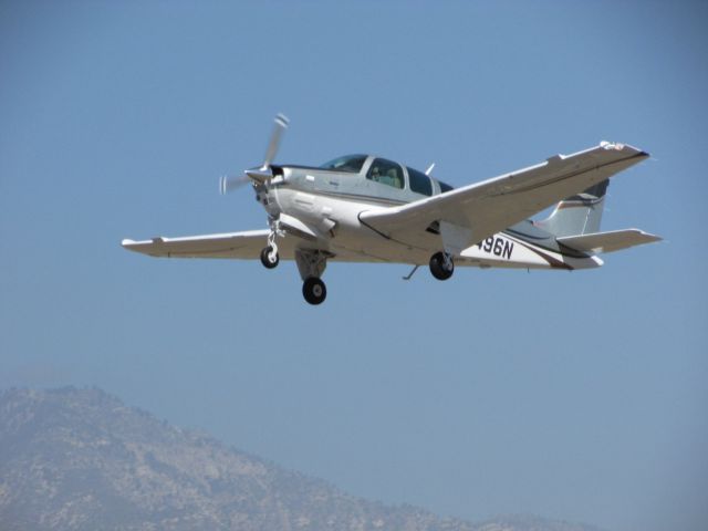 Beechcraft Bonanza (36) (N6496N) - Taking off RWY 26L