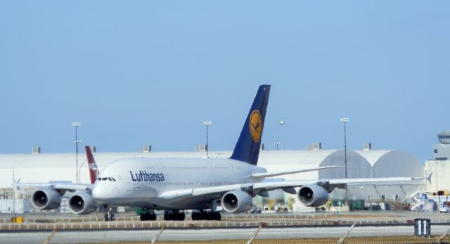 Airbus A380-800 (D-AIMF) - Named"Zurich"Taxiing for departure to Frankfurt am Main(EDDF)
