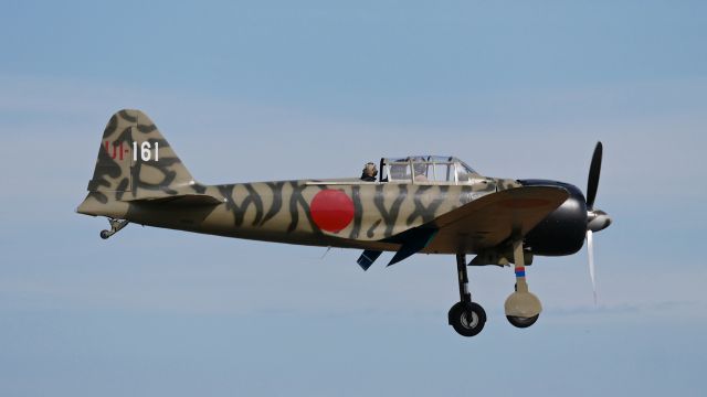 Mitsubishi A6M Zero (N3852) - Flying Heritage Collections Mitsubishi A6M3 ZERO (Ser #3852) on final to Rwy 16R on 8.23.17.