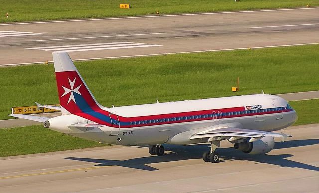 Airbus A320 (9H-AEI) - Air Malta retro livery at LSZH