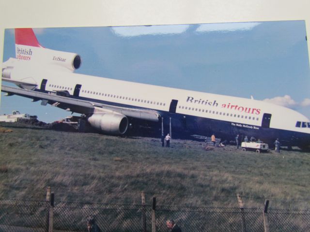 PILATUS BRITTEN-NORMAN Trislander (G-BBAI) - end of runway. 1986