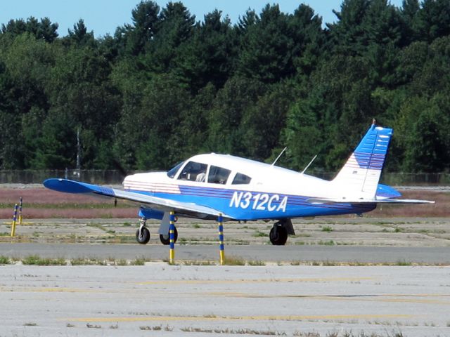 Piper Cherokee (N312CA) - After landing.