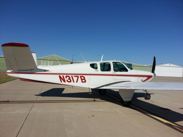 Beechcraft 35 Bonanza (N317B) - Taxi on ramp. 