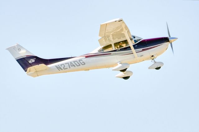 CESSNA T182 Turbo Skylane (N274DG) - Cessna T182T Skylane over Livermore Municipal Airport (CA). July 2021.